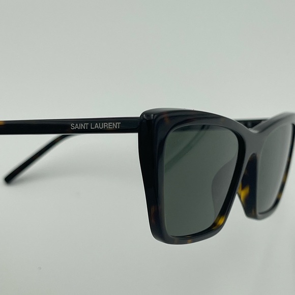 NIB Authentic Saint Laurent Cat Eye Mica Thin SL737 Sunglasses - Picture 4 of 6